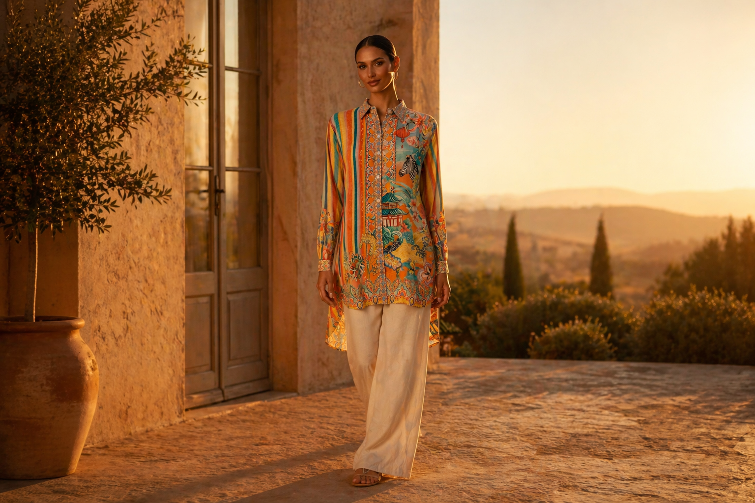 The SARACO atelier at golden hour