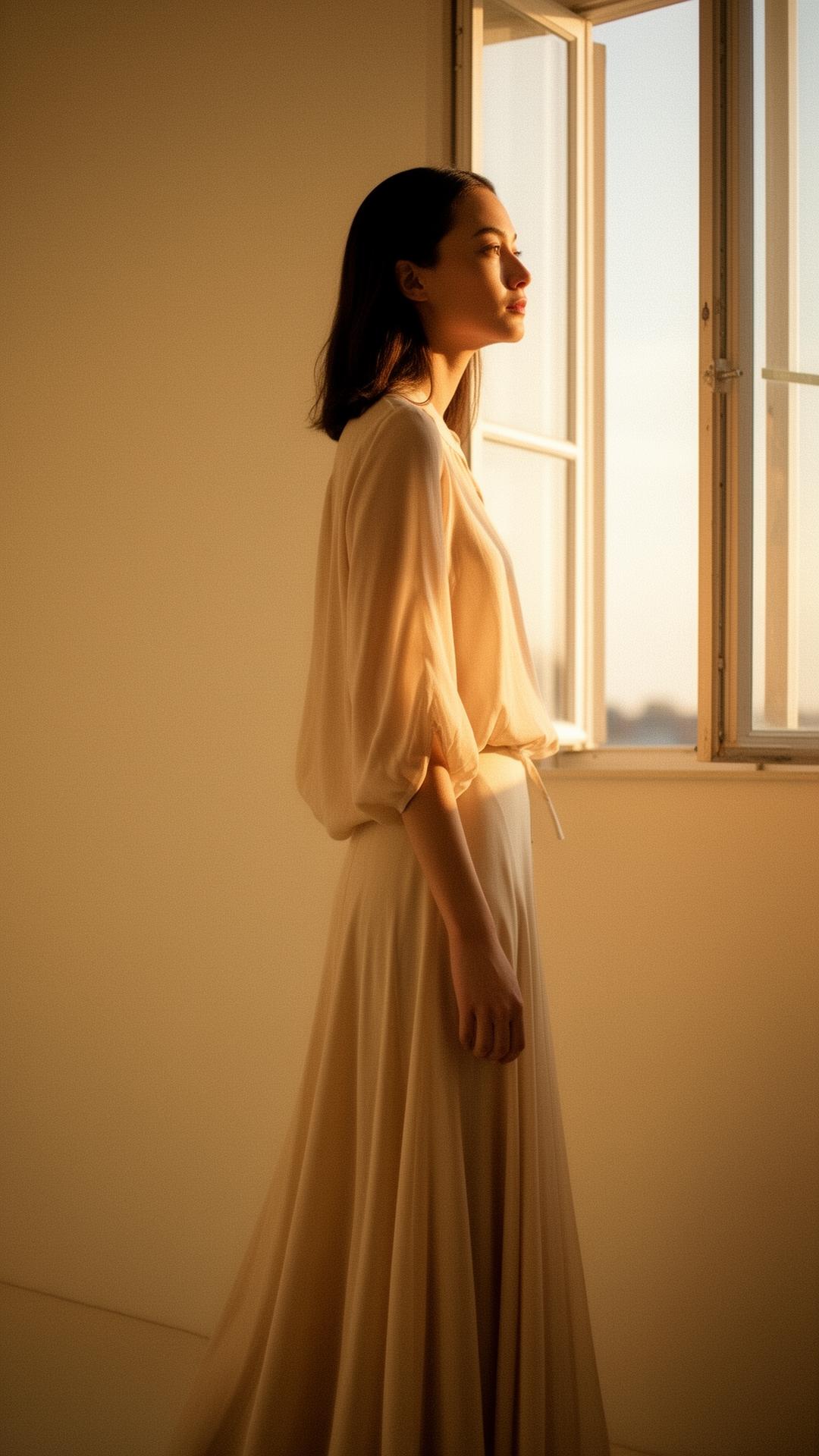 Quiet moment, golden hour